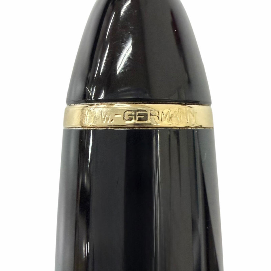 Excellent MONTBLANC fountain pen Meisterstück 146 black 14K mens