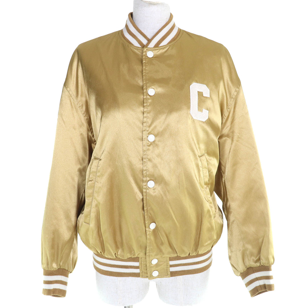 Excellent CELINE Blouson Lucky lovers Teddy jacket stadium jacket 34 2W635497M