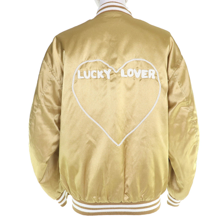 Excellent CELINE Blouson Lucky lovers Teddy jacket stadium jacket 34 2W635497M