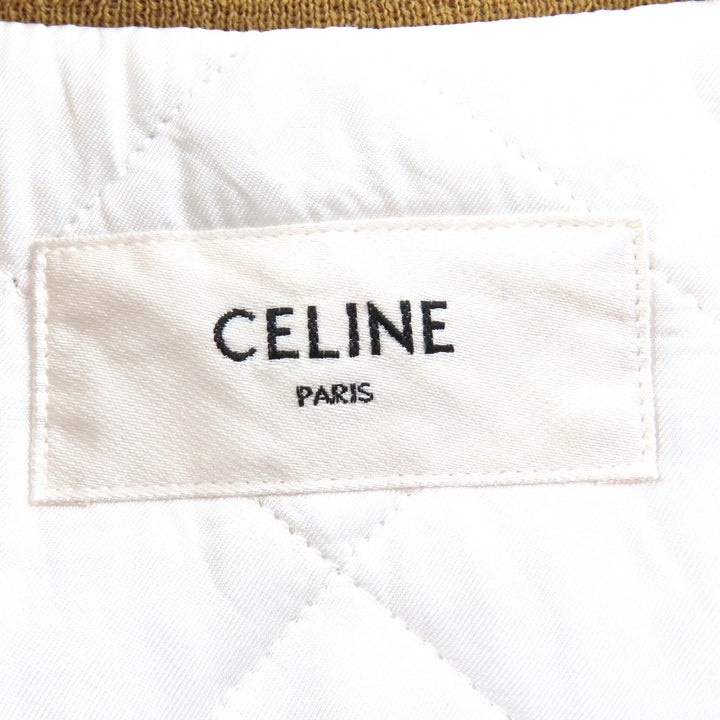 Excellent CELINE Blouson Lucky lovers Teddy jacket stadium jacket 34 2W635497M