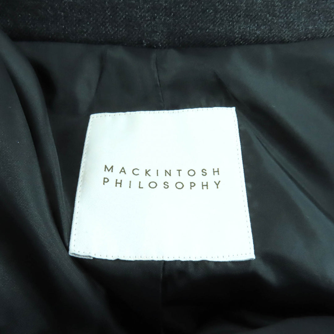 Excellent Mackintosh down coat Dark gray Nylon Women 36