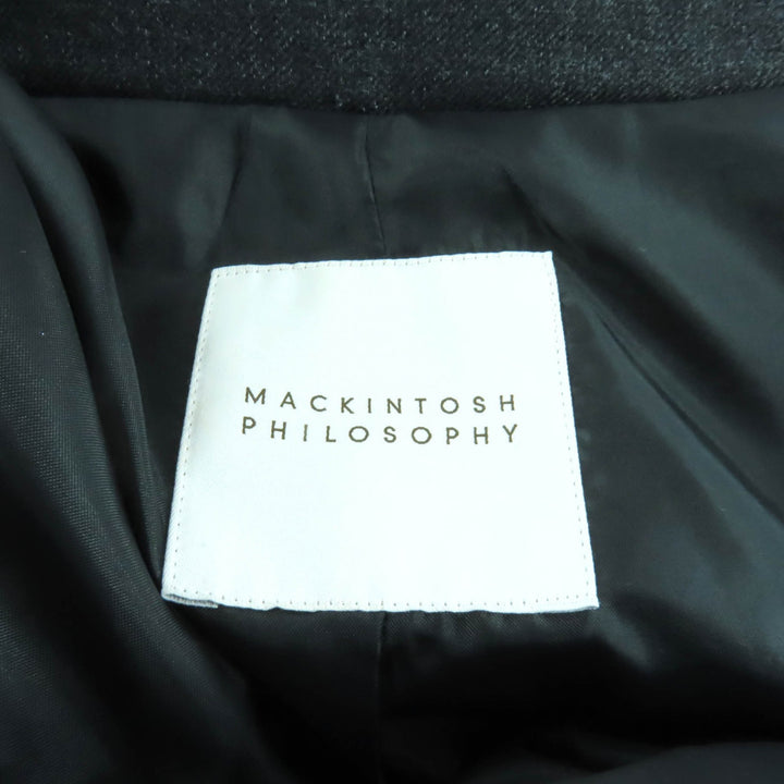 Excellent Mackintosh down coat Dark gray Nylon Women 36