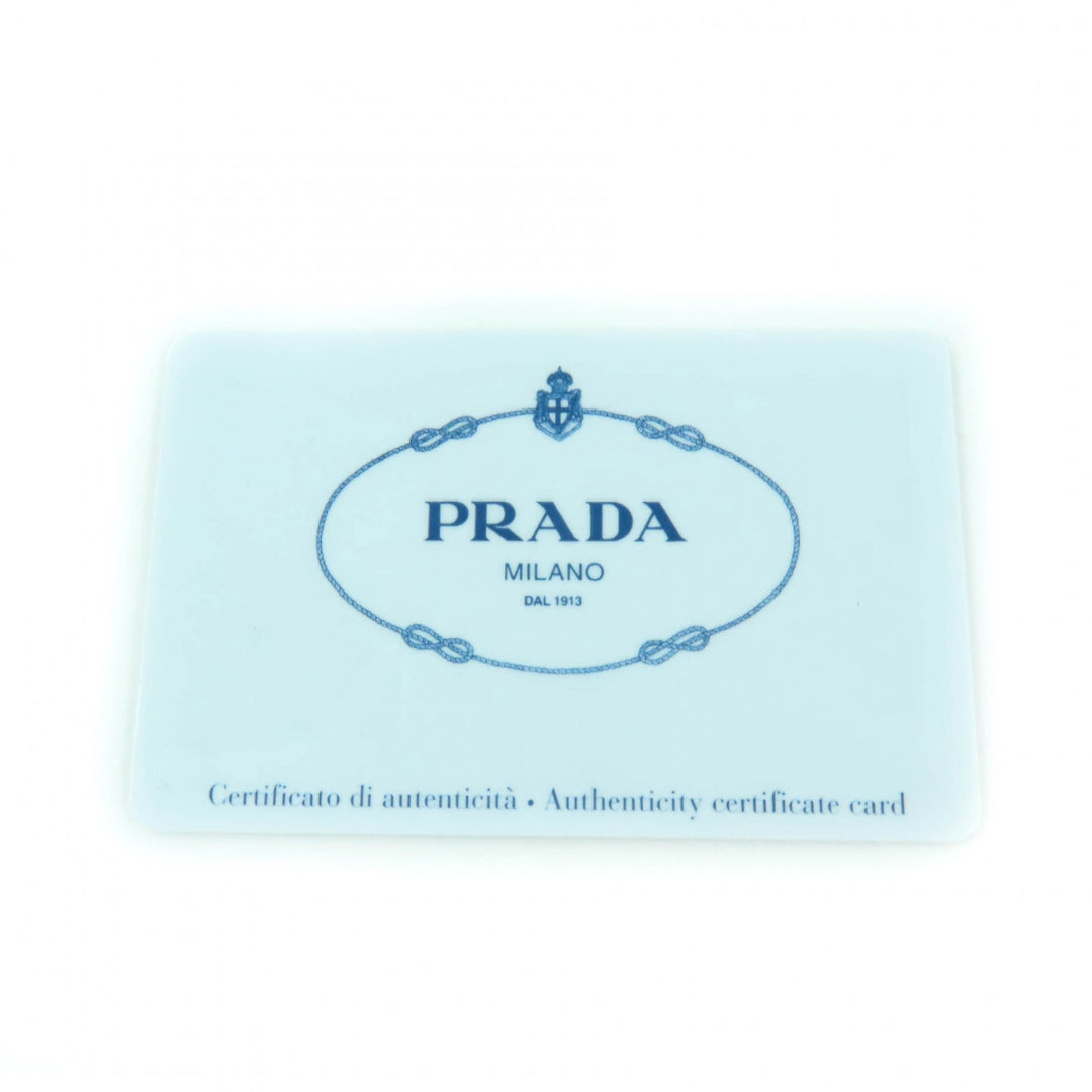 素晴らしいPRADAショルダーバッグサフィアーノレザーミニバッグブラック1BD133