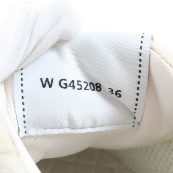 Great CHANEL sneakers COCO Mark Velvet Lace-Up beige velvet Women 36 G45208