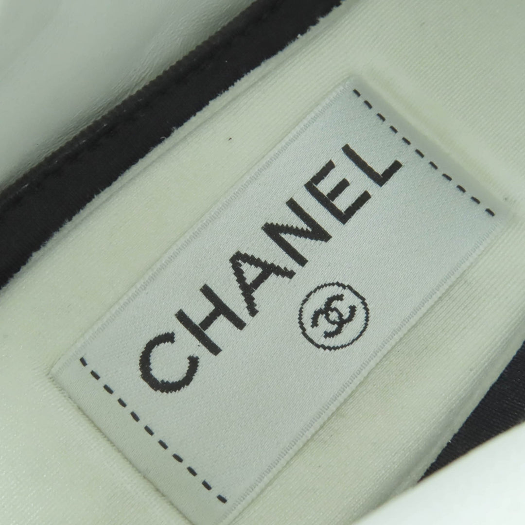 非常に良い CHANEL ローカットスニーカー COCOマーク レースアップ スエードレザー 36 G45208