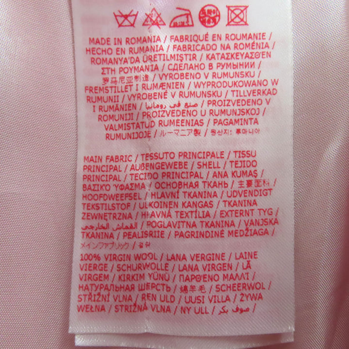 Excellent MARNI Pants pink Virgin wool Women 40 PAMA0317U2