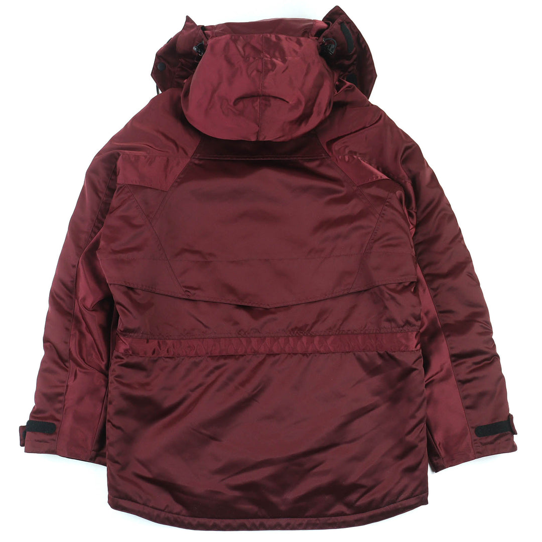 精美BALENCIAGA葡萄紫色尼龙超大款连帽羽绒服，42码，货号594907