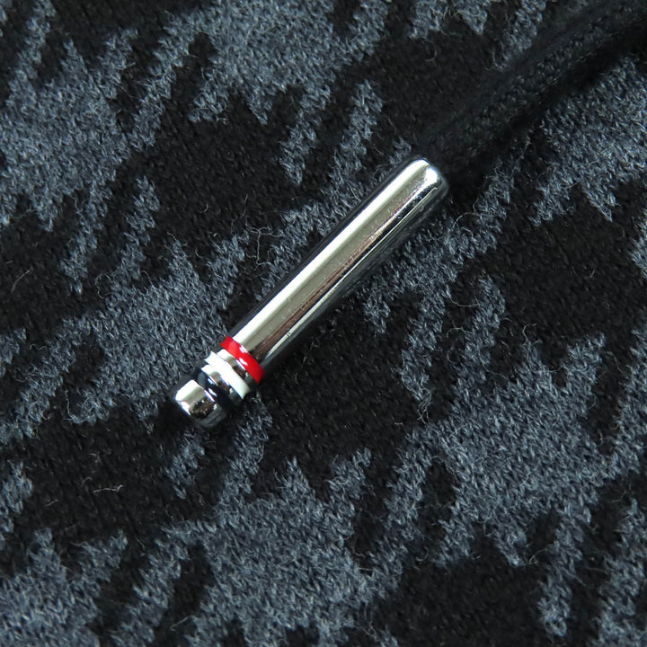 新品未使用 THOM BROWNE フーディー ガンクラブチェック ジャカード 4BAR ジップアップ 2 MJT302A-07671