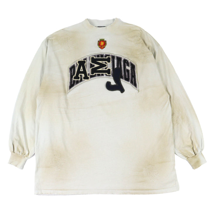 Pristine BALENCIAGA Long-sleeved T-shirt SKATER skater Vintage 3 739027
