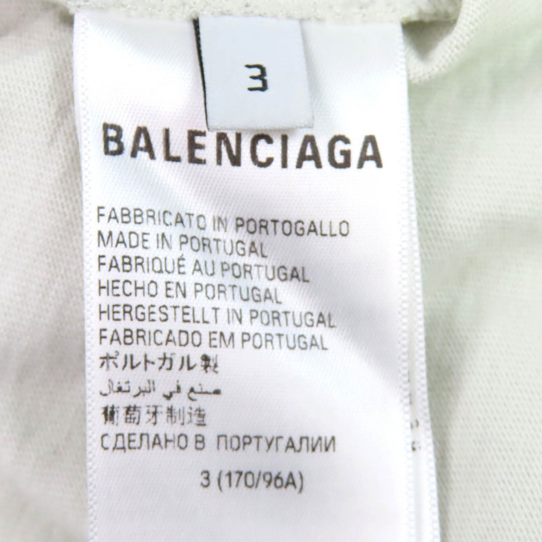 Pristine BALENCIAGA Long-sleeved T-shirt SKATER skater Vintage 3 739027