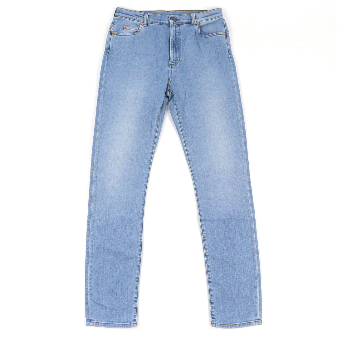 Great GUCCI×Disney Denim pants Logo leather patch Mickey patch 29 502797