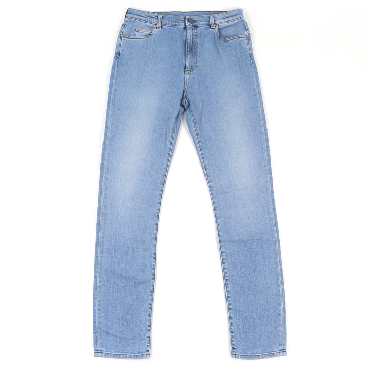 Great GUCCI×Disney Denim pants Logo leather patch Mickey patch 29 502797