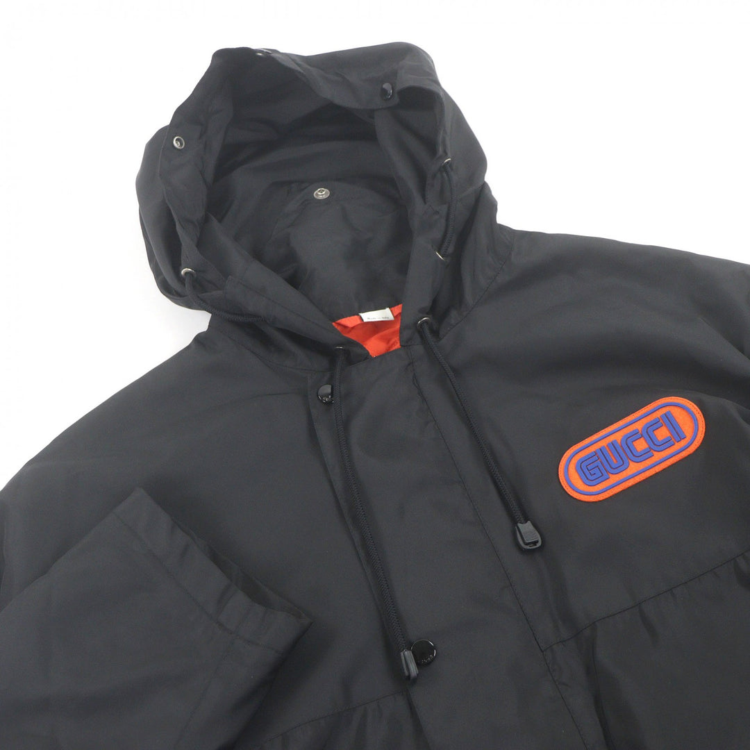 Great GUCCI coat Sega Pool Patch Nylon Jacket Logo patch, padded nylon black