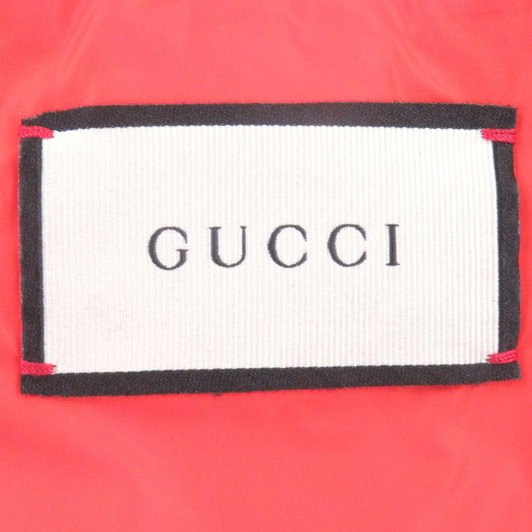 Great GUCCI coat Sega Pool Patch Nylon Jacket Logo patch, padded nylon black