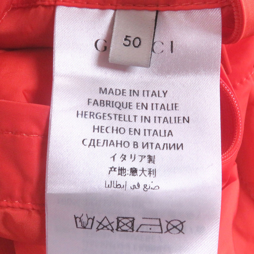 Great GUCCI coat Sega Pool Patch Nylon Jacket Logo patch, padded nylon black