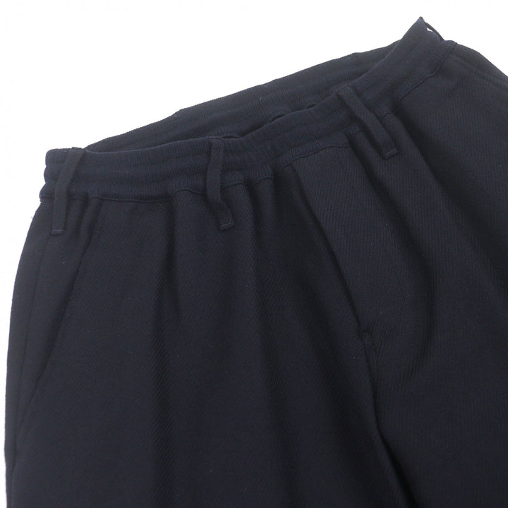Great Yohji Yamamoto Pants REGULATION SW Rib Wrap Pants with Partial Leather