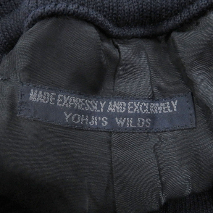 Great Yohji Yamamoto Pants REGULATION SW Rib Wrap Pants with Partial Leather