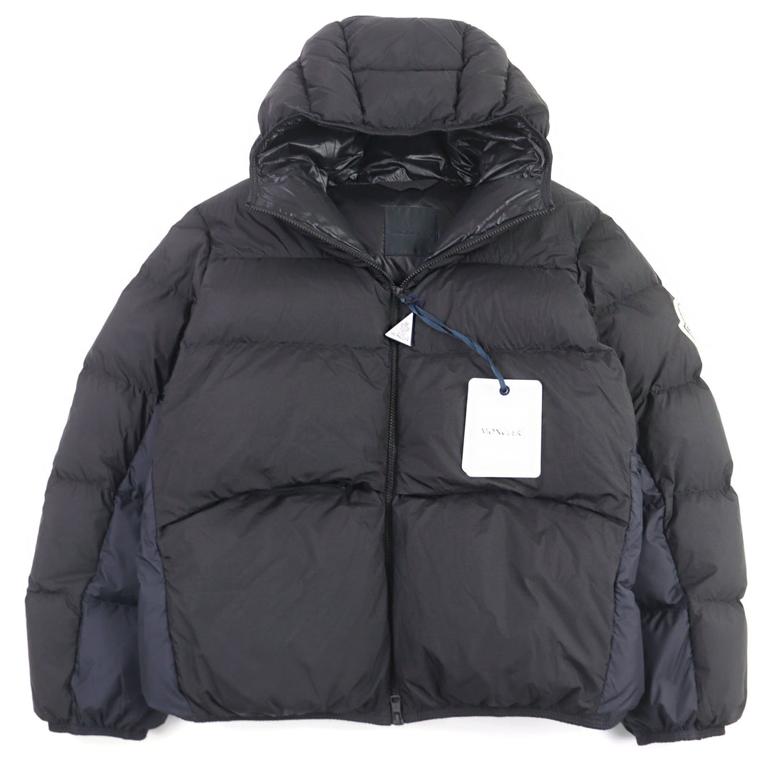 新品 MONCLER ダウンジャケット ALNAIR GIUBBOTTO ロゴパッチ フード付き メンズ 2