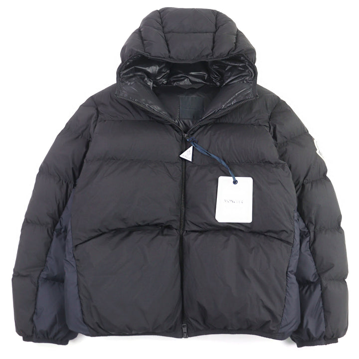新品 MONCLER ダウンジャケット ALNAIR GIUBBOTTO ロゴパッチ フード付き メンズ 2
