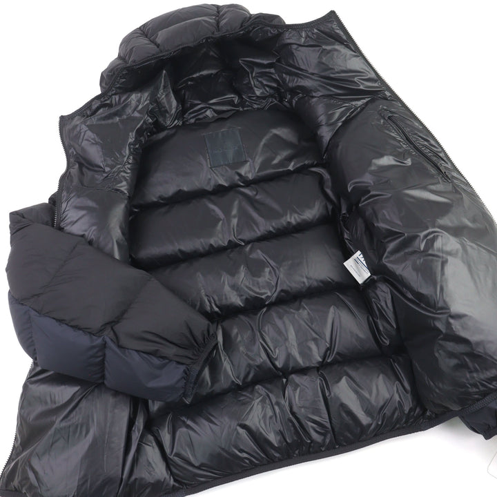 新品 MONCLER ダウンジャケット ALNAIR GIUBBOTTO ロゴパッチ フード付き メンズ 2