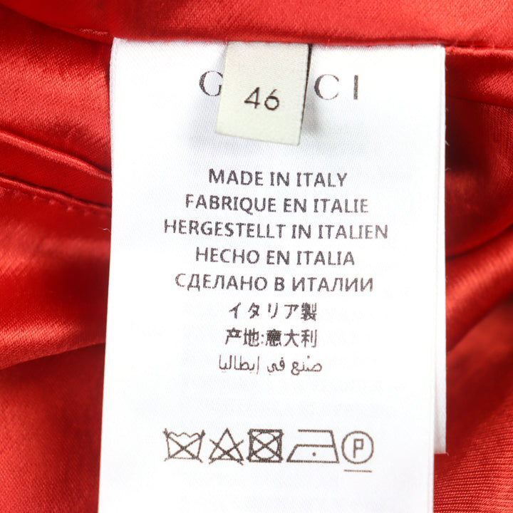 Pristine GUCCI Sukajan GG Blade Bomber Jacket GG logo souvenir jacket 46 575315