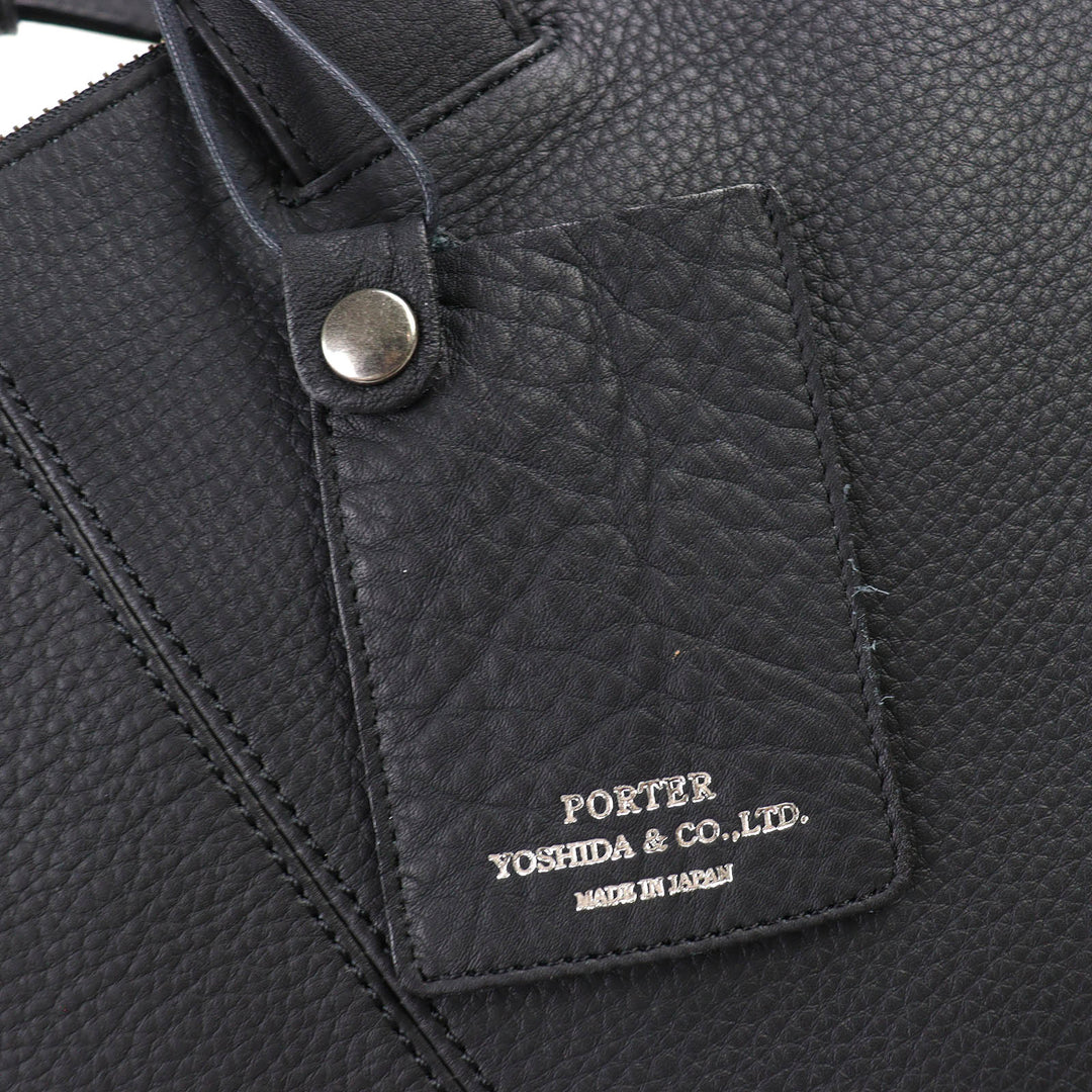 優れたPORTER WITHレザー2WAYブリーフケースビジネスバッグショルダーバッグ
