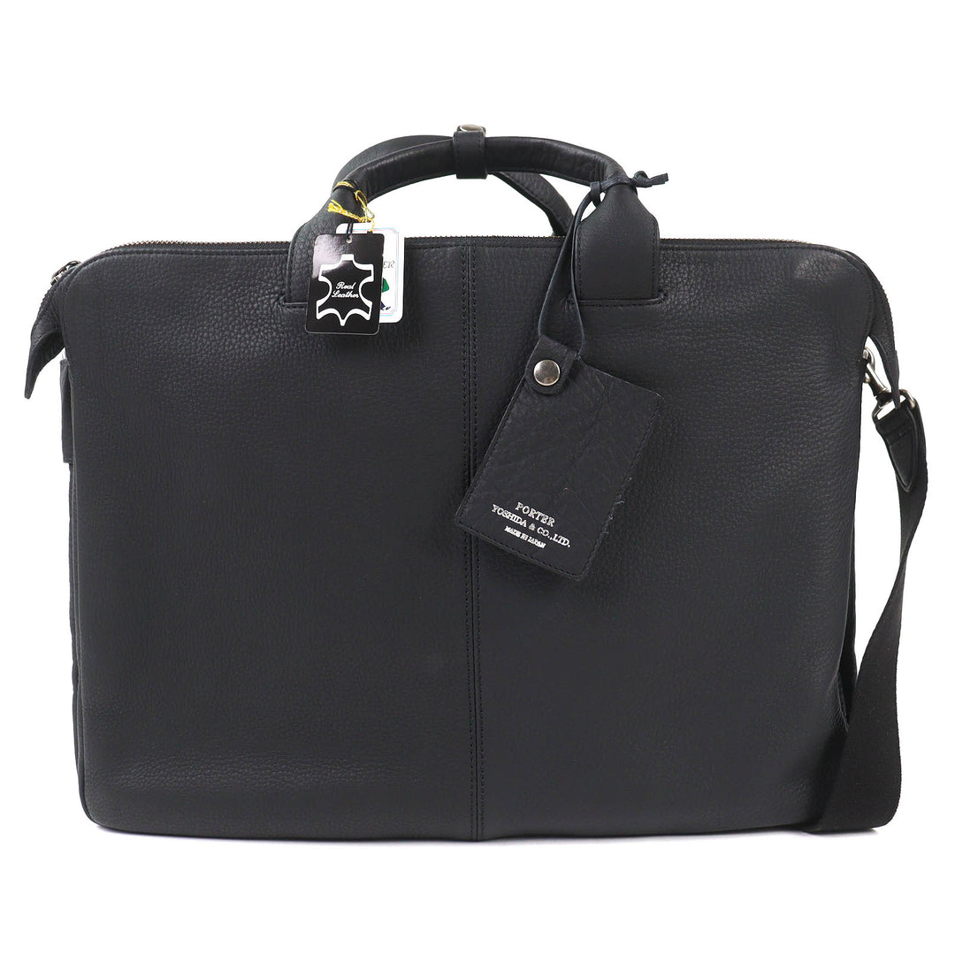 優れたPORTER WITHレザー2WAYブリーフケースビジネスバッグショルダーバッグ