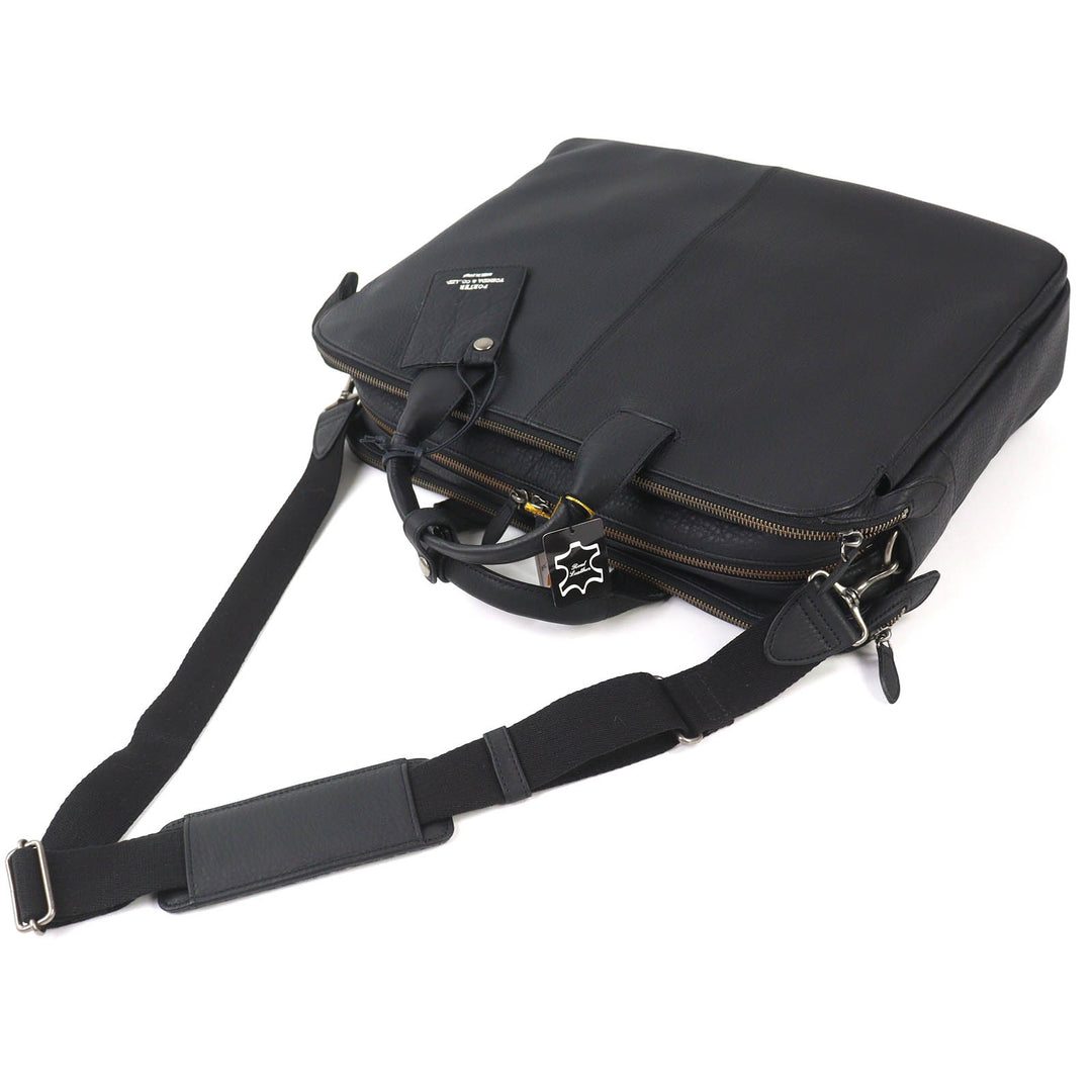 優れたPORTER WITHレザー2WAYブリーフケースビジネスバッグショルダーバッグ