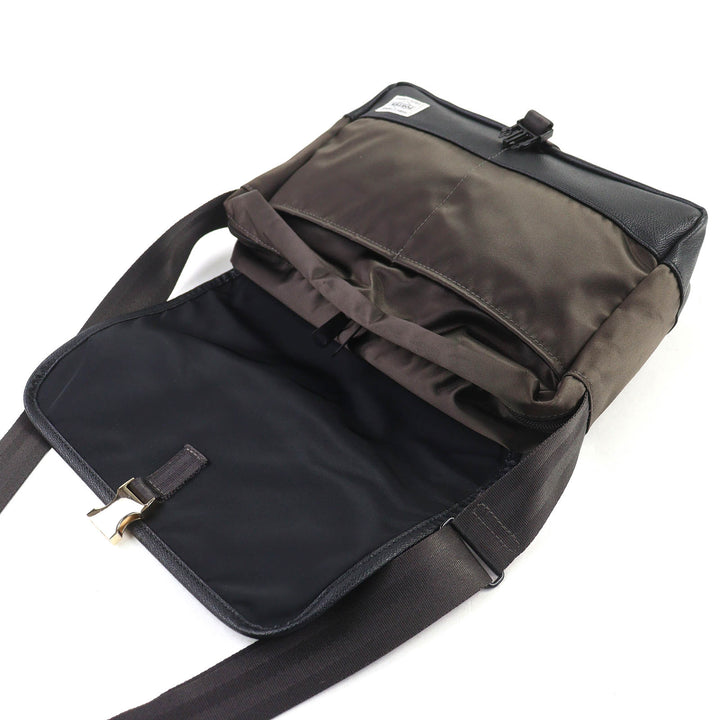 PORTER SACS BAR ショルダーバッグ ブラウン ナイロン メンズ 383-05714 美品