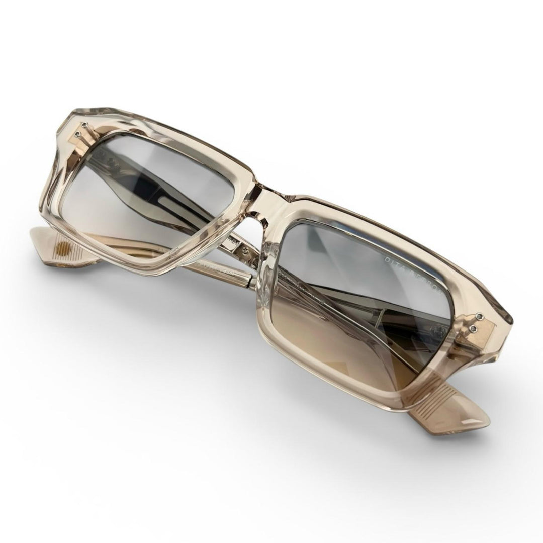Great DITA sunglasses DETRON Square Clear brown mens DTS459-A-03AF
