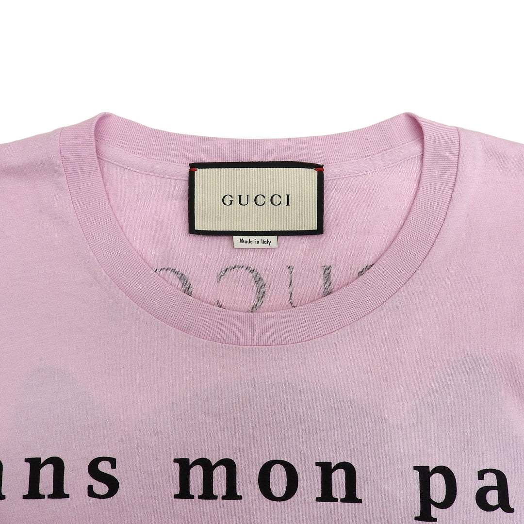 Pristine GUCCI Short sleeve T-shirt pink cotton mens S 539081