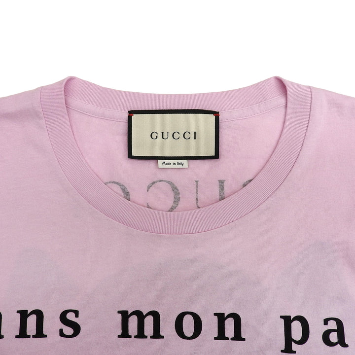 Pristine GUCCI Short sleeve T-shirt pink cotton mens S 539081