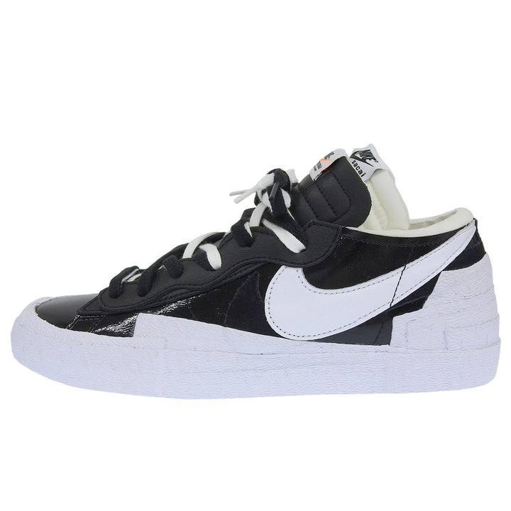 Pristine NIKE Sacai sneakers Blazer Low Sacai black leather mens 27 DM6443-001