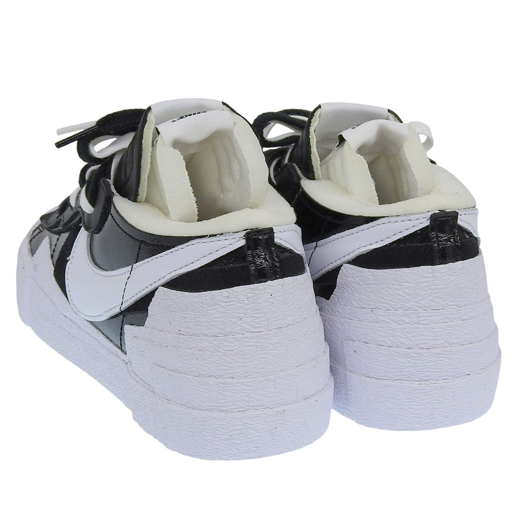 Pristine NIKE Sacai sneakers Blazer Low Sacai black leather mens 27 DM6443-001