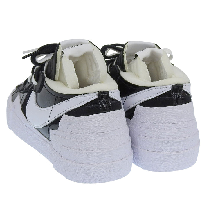 Pristine NIKE Sacai sneakers Blazer Low Sacai black leather mens 27 DM6443-001