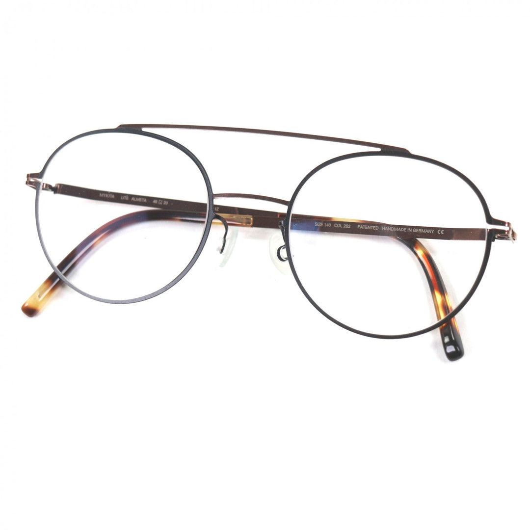 Excellent MYKITA Glasses LITE ALMETA Two Bridge Round black mens