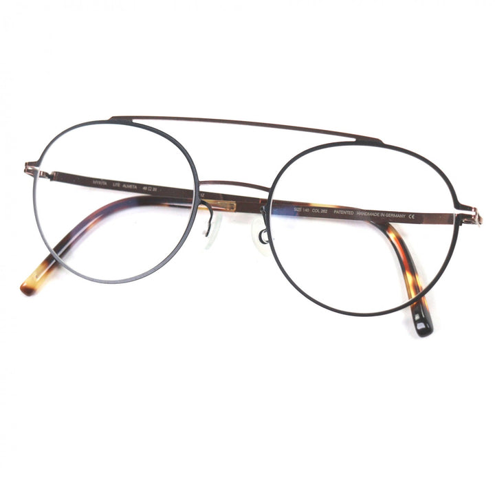 Excellent MYKITA Glasses LITE ALMETA Two Bridge Round black mens