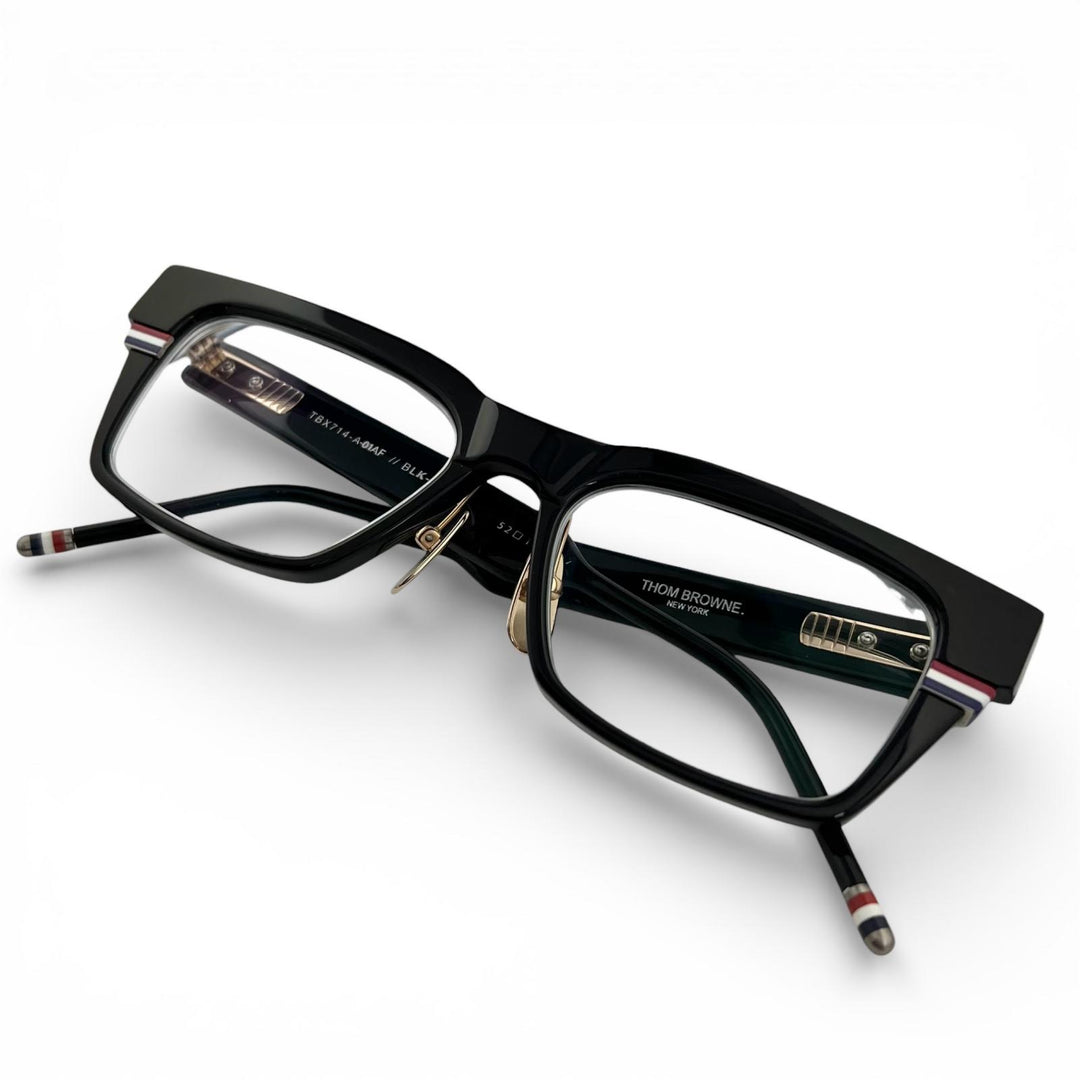 Great THOM BROWNE Glasses Square black mens TBX714-A-01AF