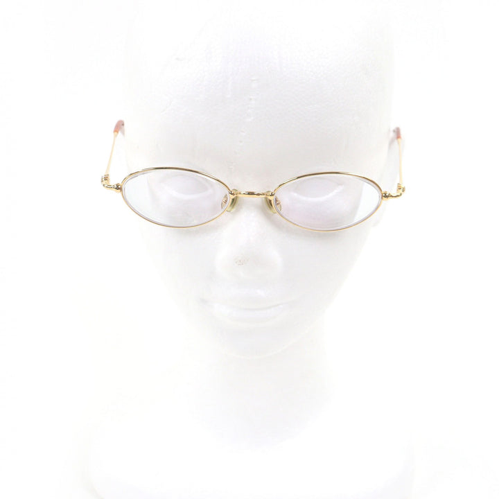 Great Cartier Glasses Trinity Oval Lens gold mens