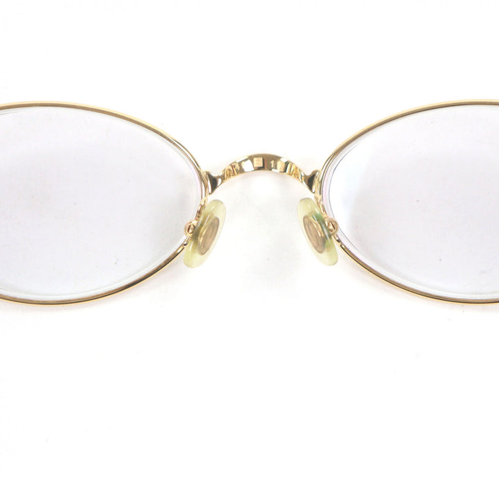 Great Cartier Glasses Trinity Oval Lens gold mens