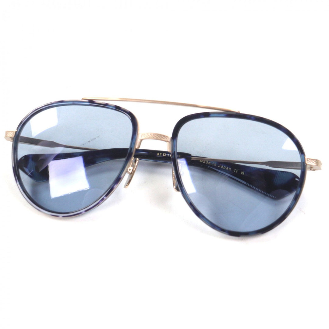 Excellent DITA sunglasses AVIATIA-ONE Clear blue mens DTS456