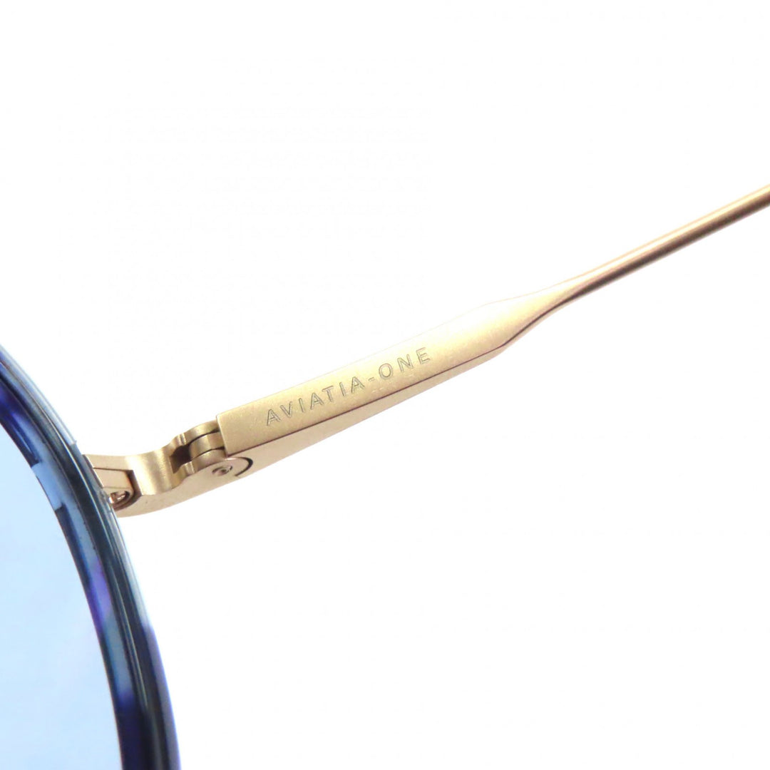 Excellent DITA sunglasses AVIATIA-ONE Clear blue mens DTS456