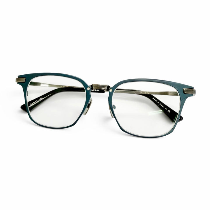 Pristine DITA Glasses LINRCON Square Matt blue mens DTX167-A-03