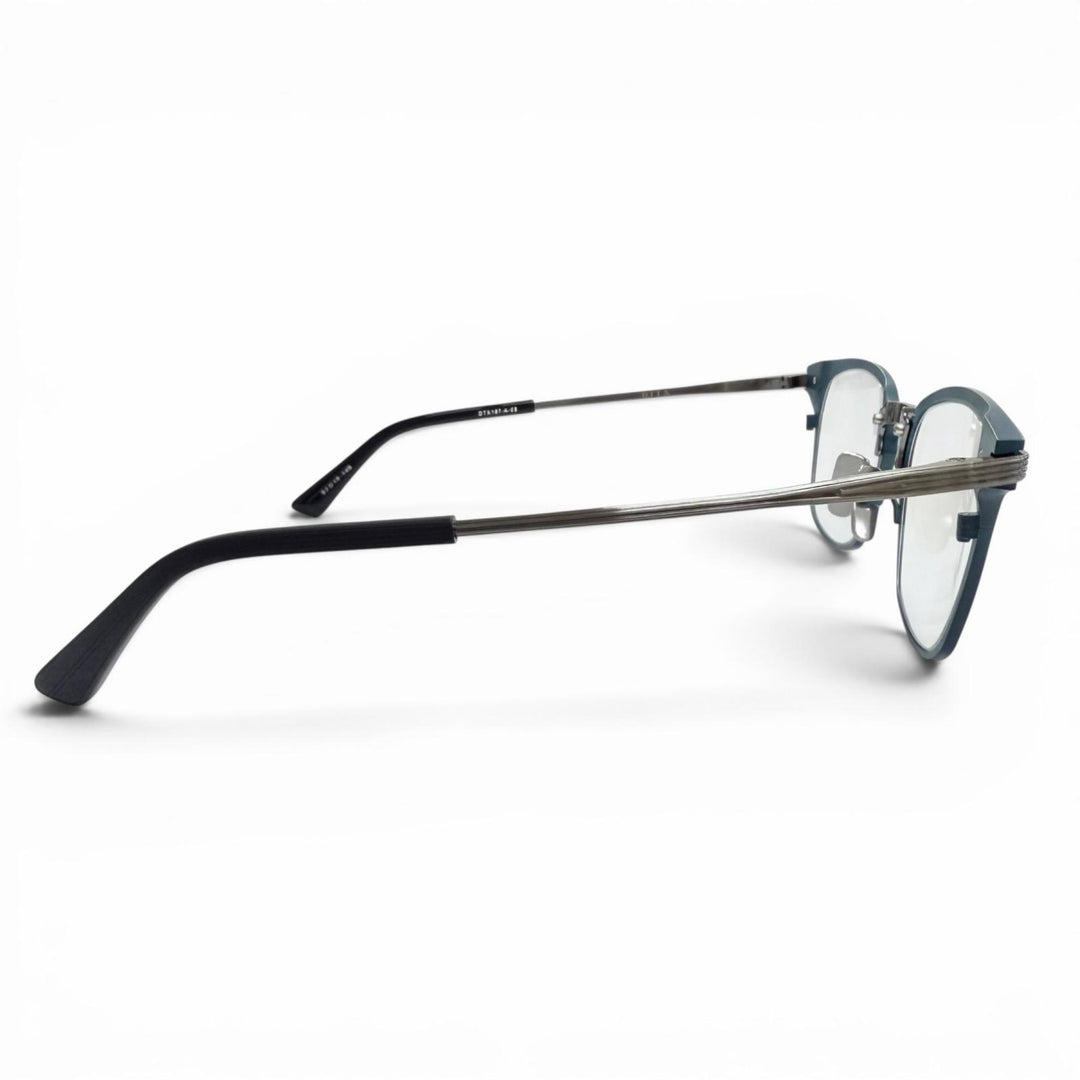 Pristine DITA Glasses LINRCON Square Matt blue mens DTX167-A-03