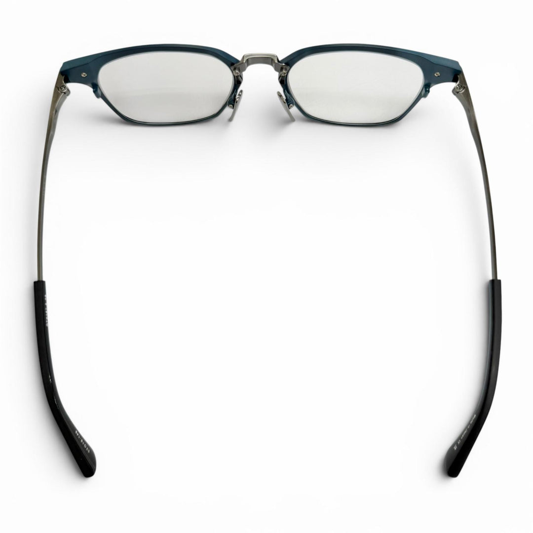 Pristine DITA Glasses LINRCON Square Matt blue mens DTX167-A-03