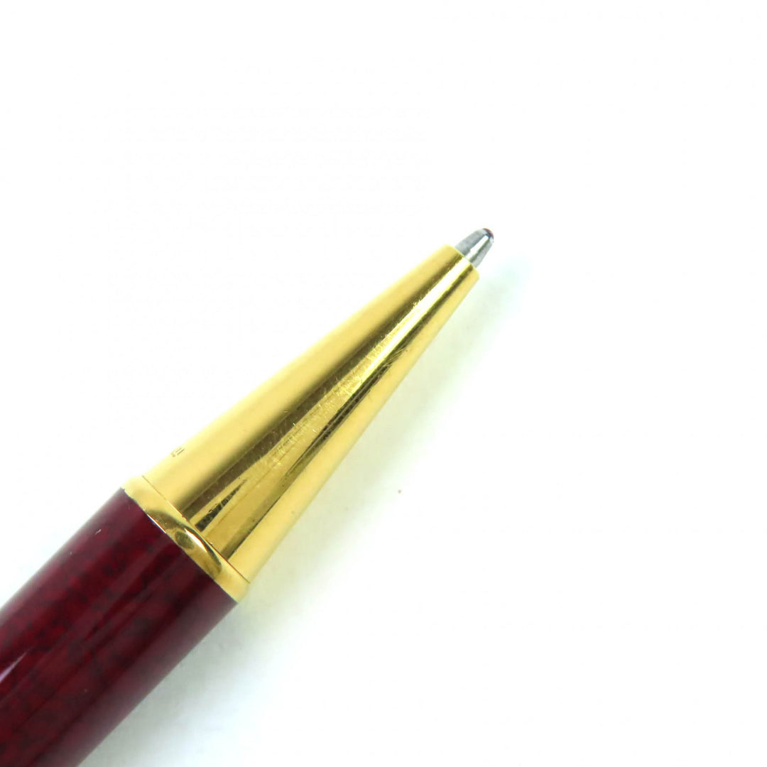 Very Good Cartier Ballpoint pen Trinity Marble Pattern Twist Type Bordeaux gold