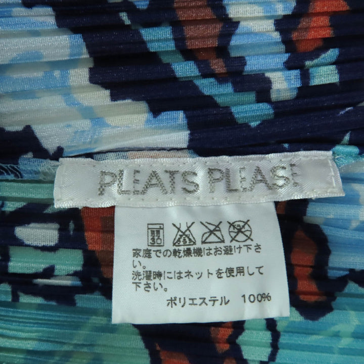 PLEATS PLEASE ワンピース ワールドマップ オーシャン ポリエステル レディース 4 PP23-JT607