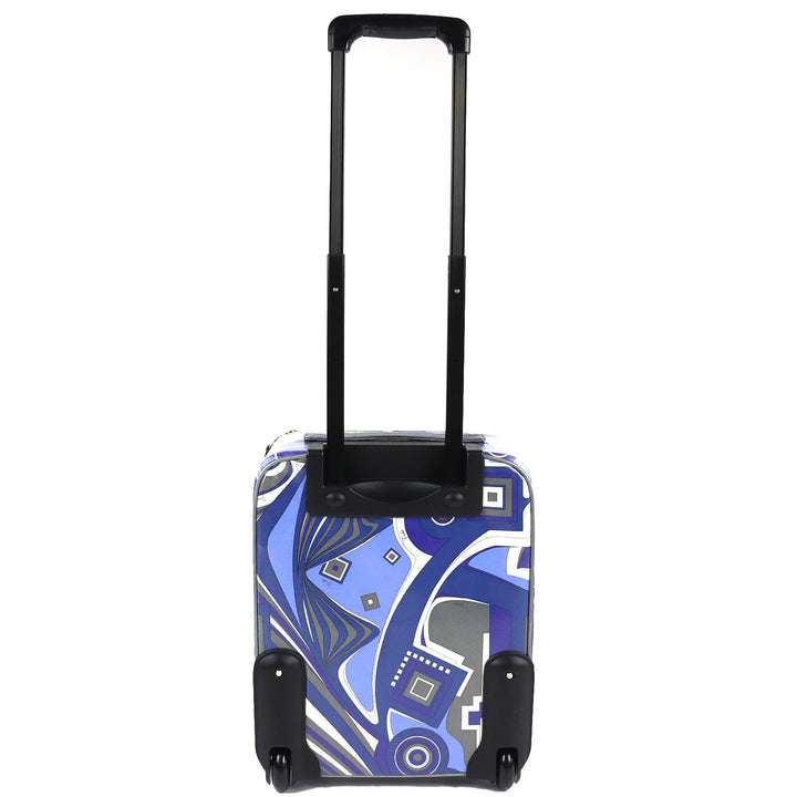 Great Emilio Pucci Carry Bag Travel Bag Series All-Over Pattern Trolley Bag Blue