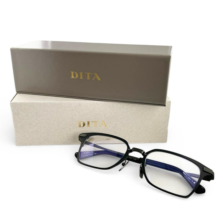 Pristine DITA Glasses LINRCON-TWO Square Matt black Women DTX187