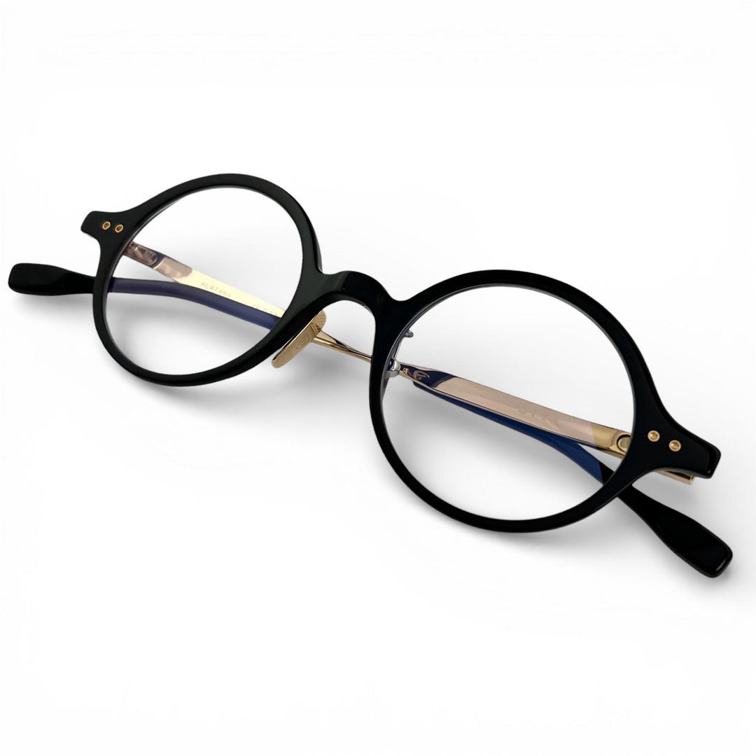 Pristine DITA Glasses ALATARA round black Women DTX469